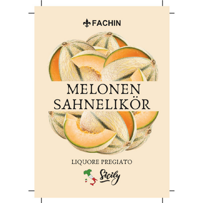 Melone Crema - 17% - 500ml - Fruchtiger Sahnelikör direkt aus Italien!