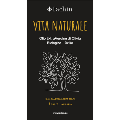 Vita Naturale - Olivenöl - Olio ExtraVergine di Olivia Sicilia - 500ml