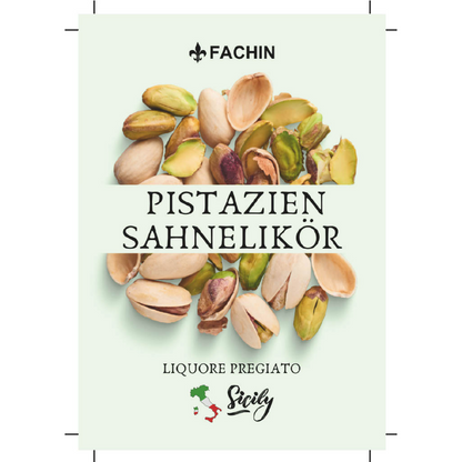 Crema di Pistacchio - Pistazien Sahnelikör Italien mit Pistazien aus Bronte - 17% - 500ml